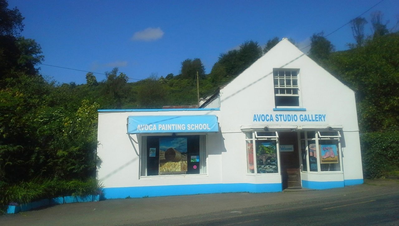 Avoca Studio Gallery in the sunshine