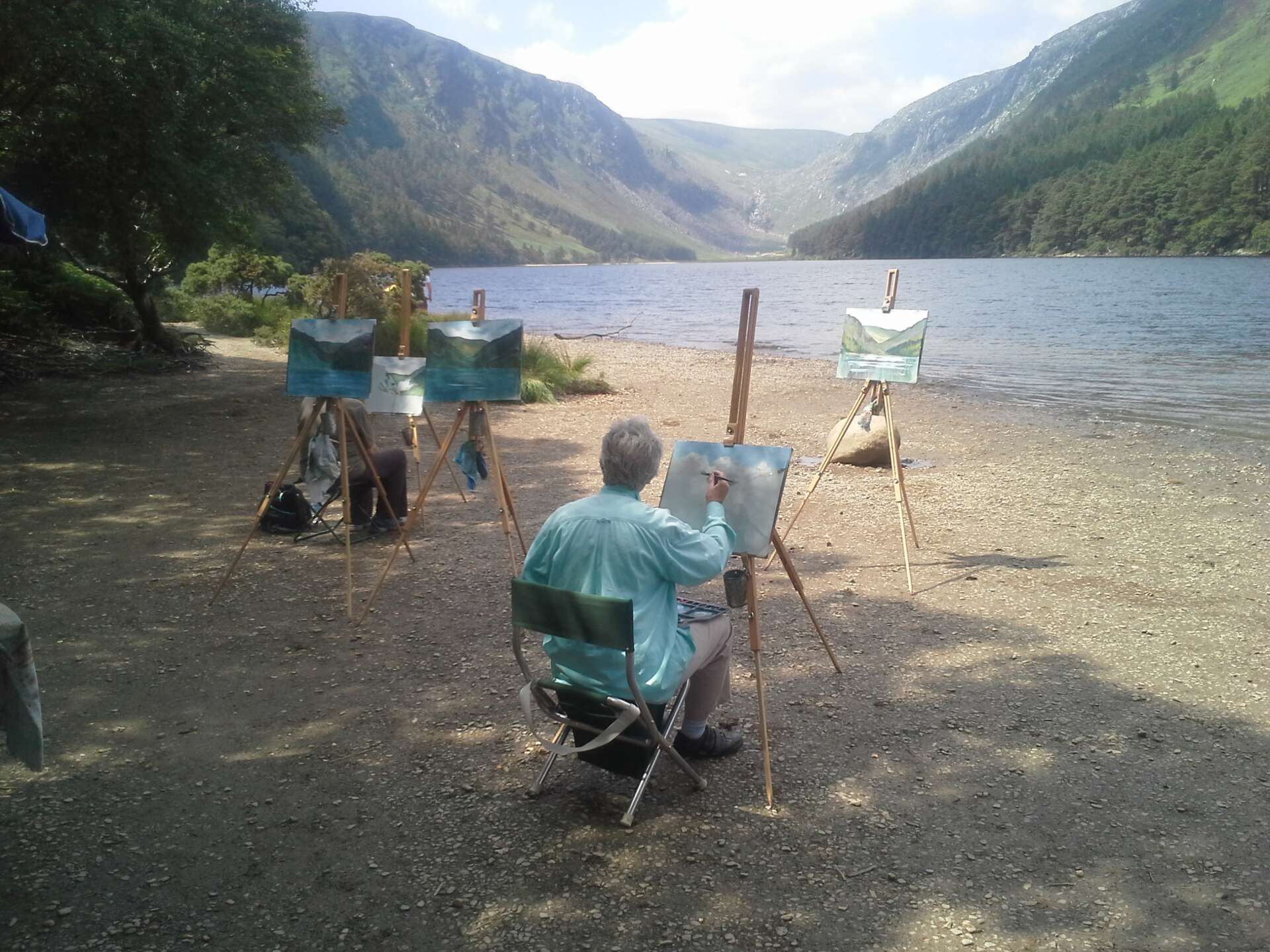 Outdoor Painting Workshop #6 – Glendalough, Upper Lake