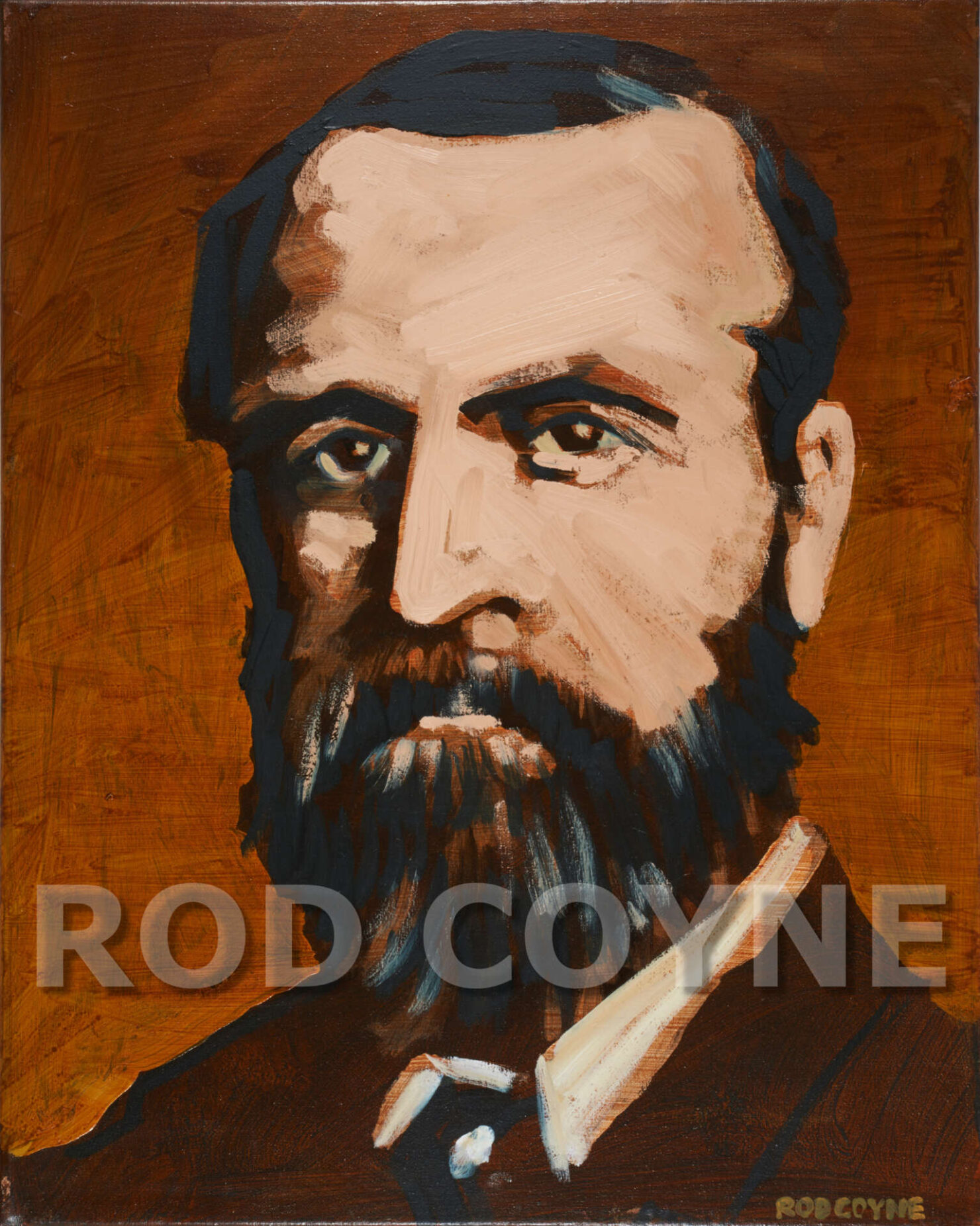 artist rod coyne's portrait "Charles Stewart Parnell" is shown here watermarked.