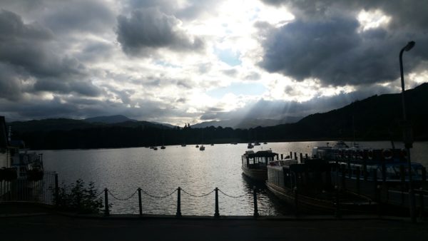 Lake Windermere from the quay at Ambleside.