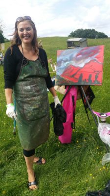 Wicklow artist Niki Purcell is an dynamic painter.