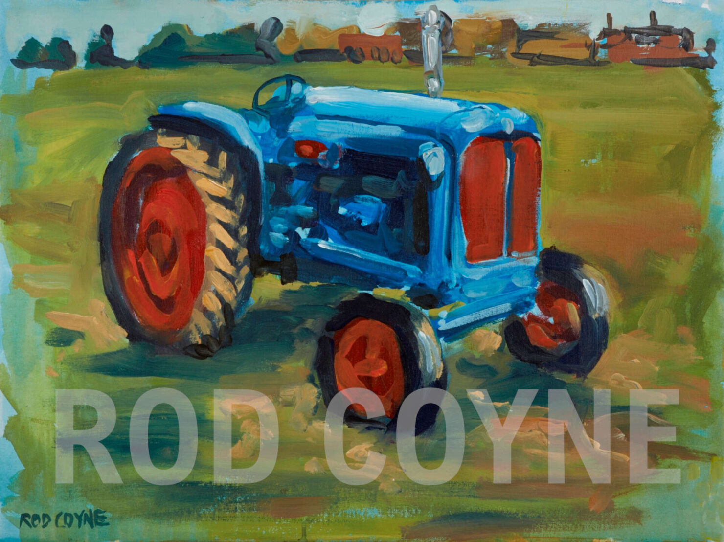 artist rod coyne's "fordson major" painting