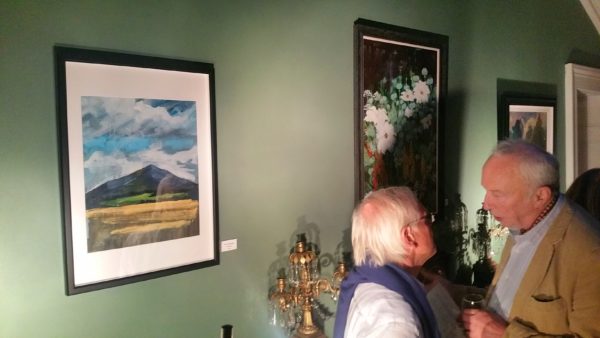 Knockmaeldown Mountain painting hangs in the lobby of Tourin House..