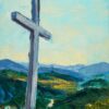 Miners Cross painting by Rod Coyne.