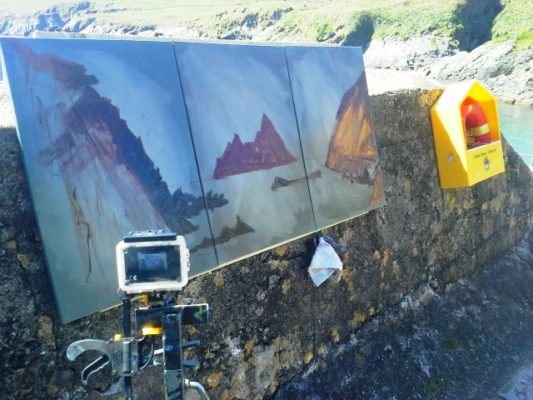 "Red Rock" work in progress on Glen Pier.