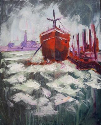 "Hot-Hull" 50x40cm, oil on canvas.