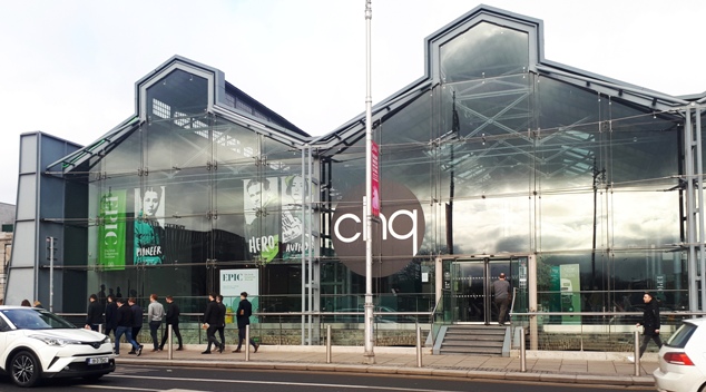 Photo of CHG Building on a busy Liffey quayside in the heart of Dublin's financial centre.