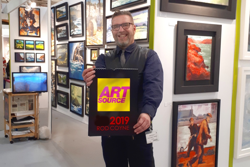 Avoca Gallery’s resident artist Rod Coyne is at RDS in Art Source 2019