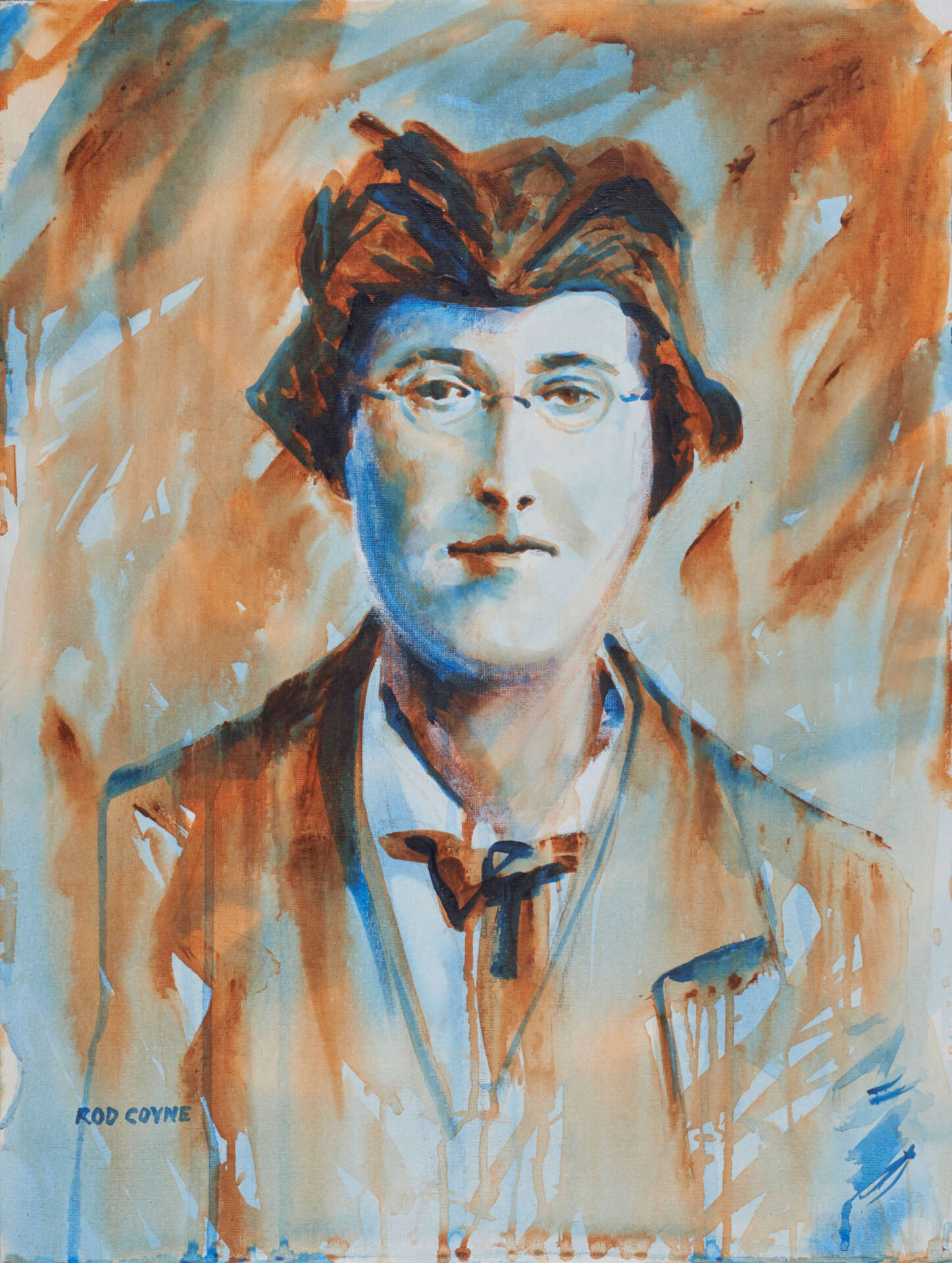 artist rod coyne's portrait "Margaret Skinnider 1916" is shown here.