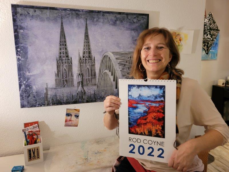 martina's calendar finally arrives in cologne