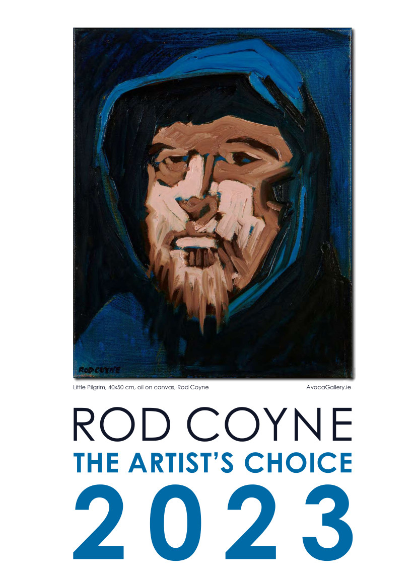 cover page for artist Rod Coyne's 2023 art calendar "the artist choice"