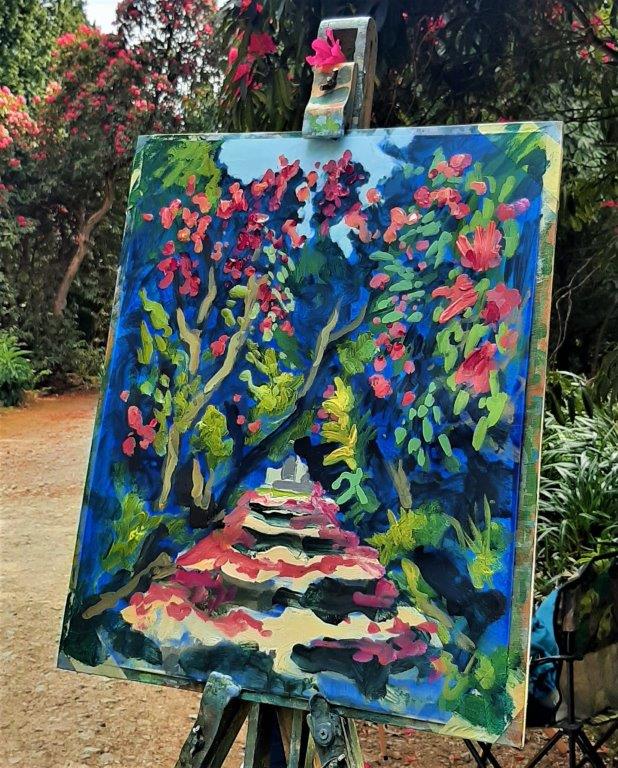 Rod Coyne's painting demo from a recent workshop at the Botanical Gardens, Kilmacurragh. Co. Wicklow, Ireland.